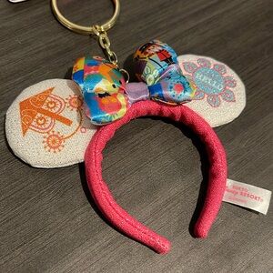 NEW It’s a Small World ear keychain